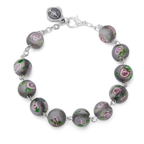 Bracciale rosario con medaglia - rosario,