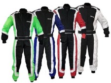 Tuta estiva da ragazzo bambino bimbo per mini go kart go-kart 6 8 10 12 14 anni 