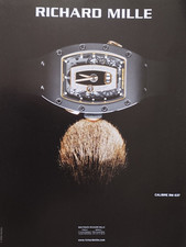 Montre vintage RICHARD MILLE annuncio impremée!!"Montre Belle et Classe"