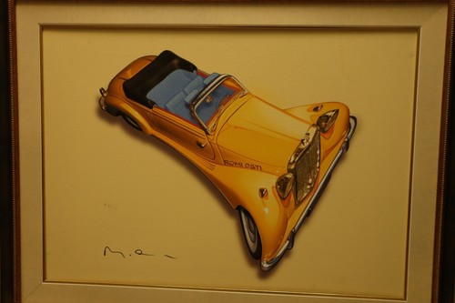 Quadro olio tela romi - tela, osti
