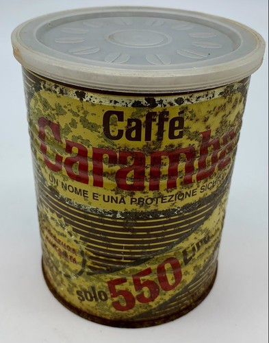 Scatola latta caffè - in,
