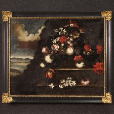 Antico quadro natura morta