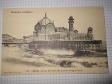Cartolina Nice Jetée-promenade par un coup de mer  Ed. Giletta  (1909) CB418 *