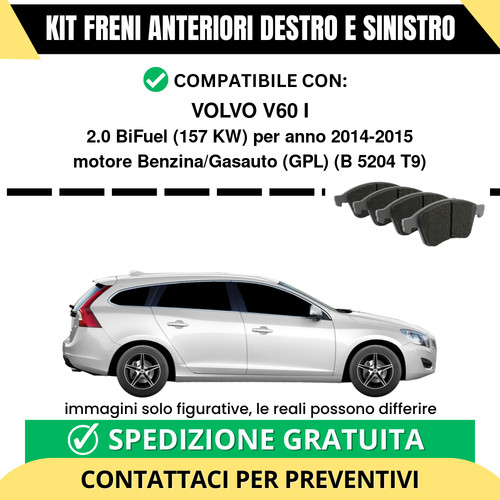 Pastiglie freno anteriori per - pastiglie,