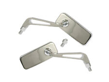 Coppia specchietti alluminio vetro blu per Yamaha DT FJ FZ RD SRX TDM TDR TT WR XJ XJR