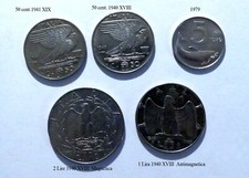5 2 1 LIRE LIRA  50 cent