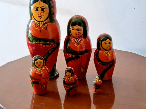 Vintage matrioske russe - vintage,