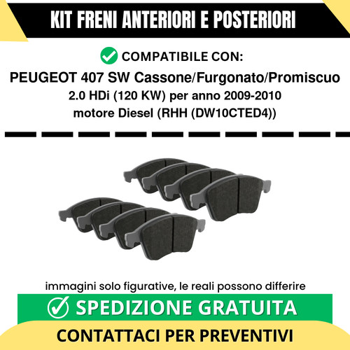 Pastiglie freno ant post - freno,