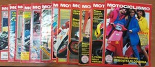MOTOCICLISMO rivista 12 numeri 1982 1983 1984 moto Lotto Blocco Stock Mensile