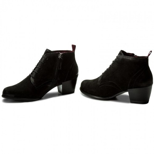 Stivaletto tacco medio pelle