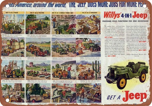 Insegna metallo 1946 - in,