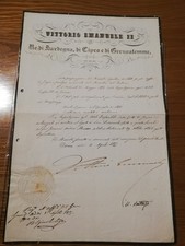 Documento firmato da Vittorio