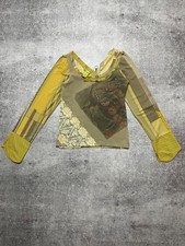 Vtg SAVE THE QUEEN Mesh Top