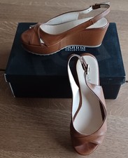 Sandali donna platform, a zeppa, Primadonna Collection. Vera pelle