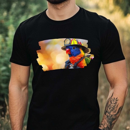 Shirt uomo lori arcobaleno - t-shirt,