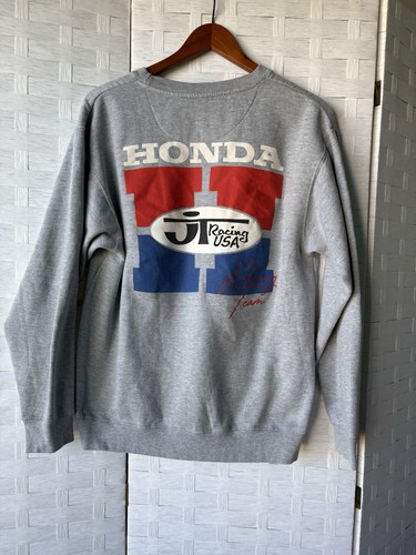 Felpa girocollo grigia honda - felpa,