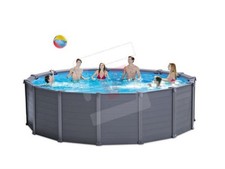 PISCINA GRAPHITE ROTONDA CM