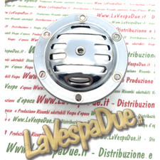 Clacson 12 volt CA cromato per VESPA 50 90 100 125 150 160 180 200 N L R SPECIAL