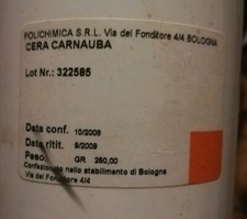 cera carnauba in scaglie 250 gr wax candele cera purissima, Lab grade, cosmetici