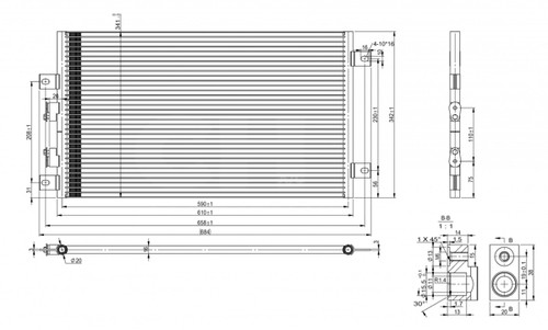 Condensatore climatizzatore - condensatore,