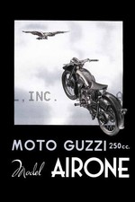 Poster moto guzzi airone - moto,
