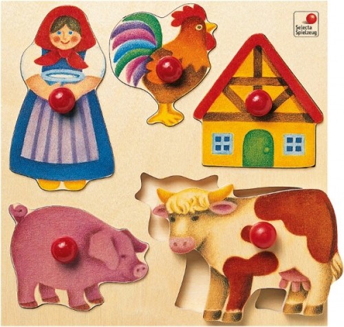 Selecta 62045 puzzle legno - puzzle,