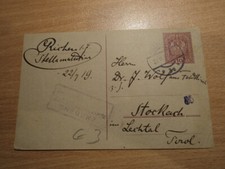 Intero postale - cartolina