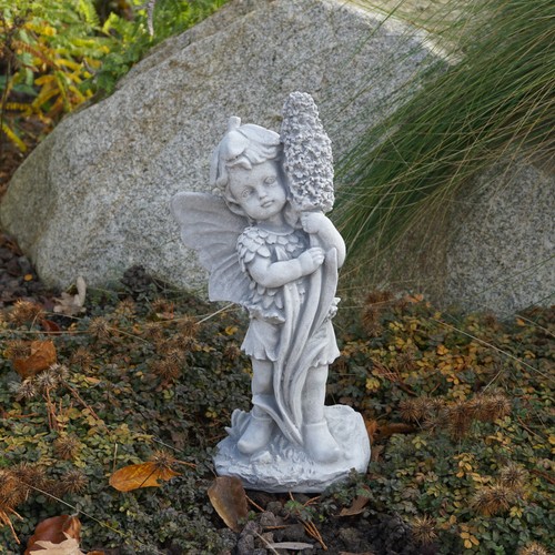 Fata elfo con giacinto - , statua