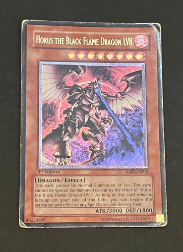 Yugioh horus the black - yugioh, flame