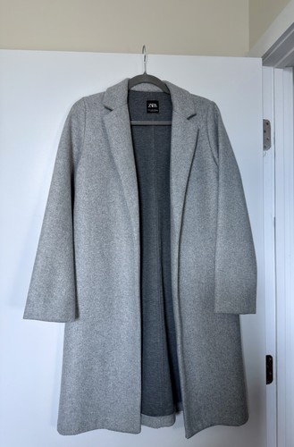 Zara long lapel collar - lapel, grey