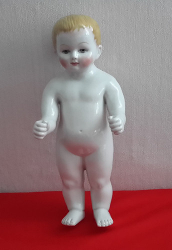 Antica statuina porcellana - antica, in