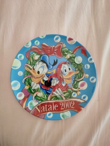 Piatto natale 2002 disney - piatto,