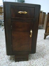 ANTICO COMODINO IN LEGNO MASSELLO NOCE PERFETTAMENTE RESTAURATO.