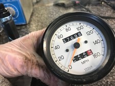 Ducati 750SS 900SS Veglia speedo MPH 37698 61050669901 Meccanica faccia bianca