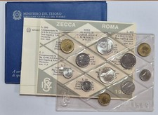 ITALIA - SERIE DIVISIONALE 1980 FdC - 10 VALORI CONFEZIONE ORIGINALE - Argento