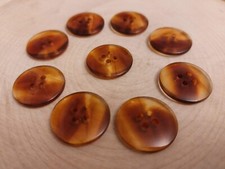 Bottoni Di Plastica Ambrati