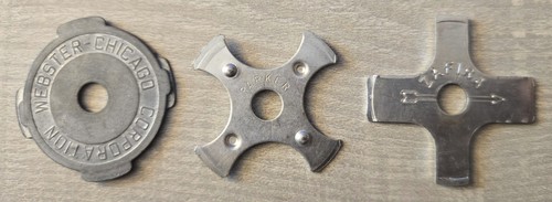 Vintage rpm record adapters - record,