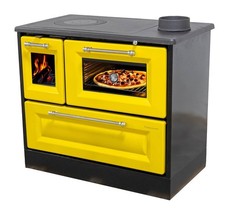 Stufa a legna con vano cottura