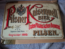 Insegna tabella pubblicitaria birra