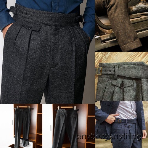 Pantaloni uomo retrò tweed