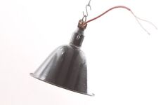 Piccolo Lampada Smaltata E27 Smalto Art. Deco Fabbrica Lampada Luce Bauhaus