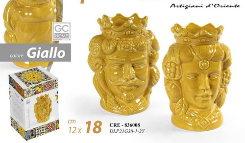 Coppia vaso testa - di, uomo