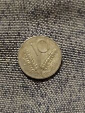 Moneta Da 10 Delle Vecchie Lire Datata 1953 Circolata Ma In Buone Condizioni .