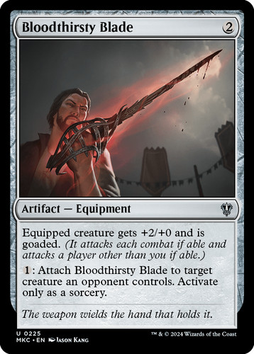 Mtg magic bloodthirsty - magic, 1x