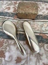 Antico Set Da Toletta In Argento