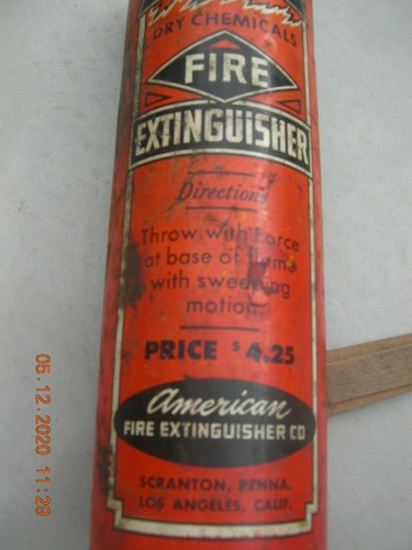American fire extinguisher - fire, co