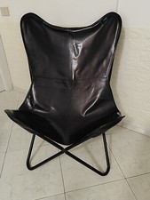 Butterfly Sedia Relax in Vera Pelle Stile retrò