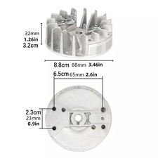 Volano magnetico HSS argento