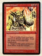 Goblin Wizard - Magic the Gathering MTG The Dark - Near Mint - Spedizione gratuita!
