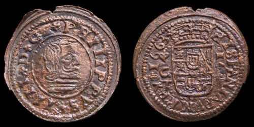 1663 maravedis philips iv - maravedis,